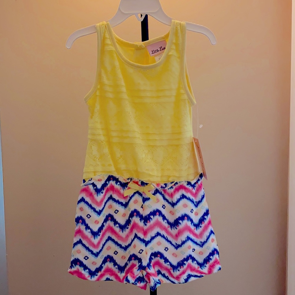 Little Lass Crocheted Kids Romper